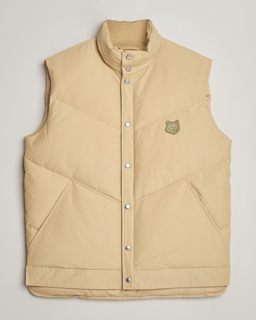 Hombres | Abrigos y chaquetas | Maison Kitsuné | Tonal Fox Puffer Vest Canvas
