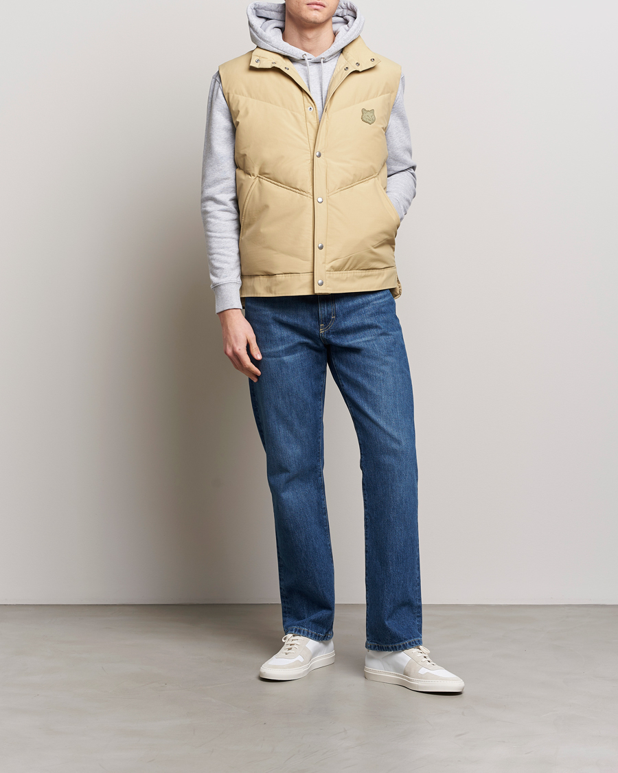 Hombres | Abrigos y chaquetas | Maison Kitsuné | Tonal Fox Puffer Vest Canvas