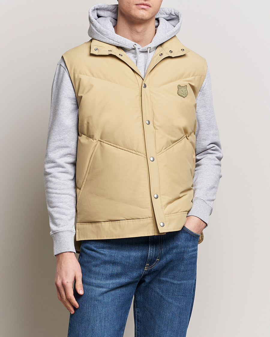 Hombres | Abrigos y chaquetas | Maison Kitsuné | Tonal Fox Puffer Vest Canvas