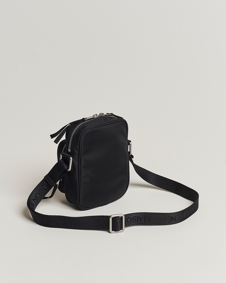 Hombres | Maison Kitsuné The Traveller Crossbody Pouch Black | Maison Kitsuné | The Traveller Crossbody Pouch Black