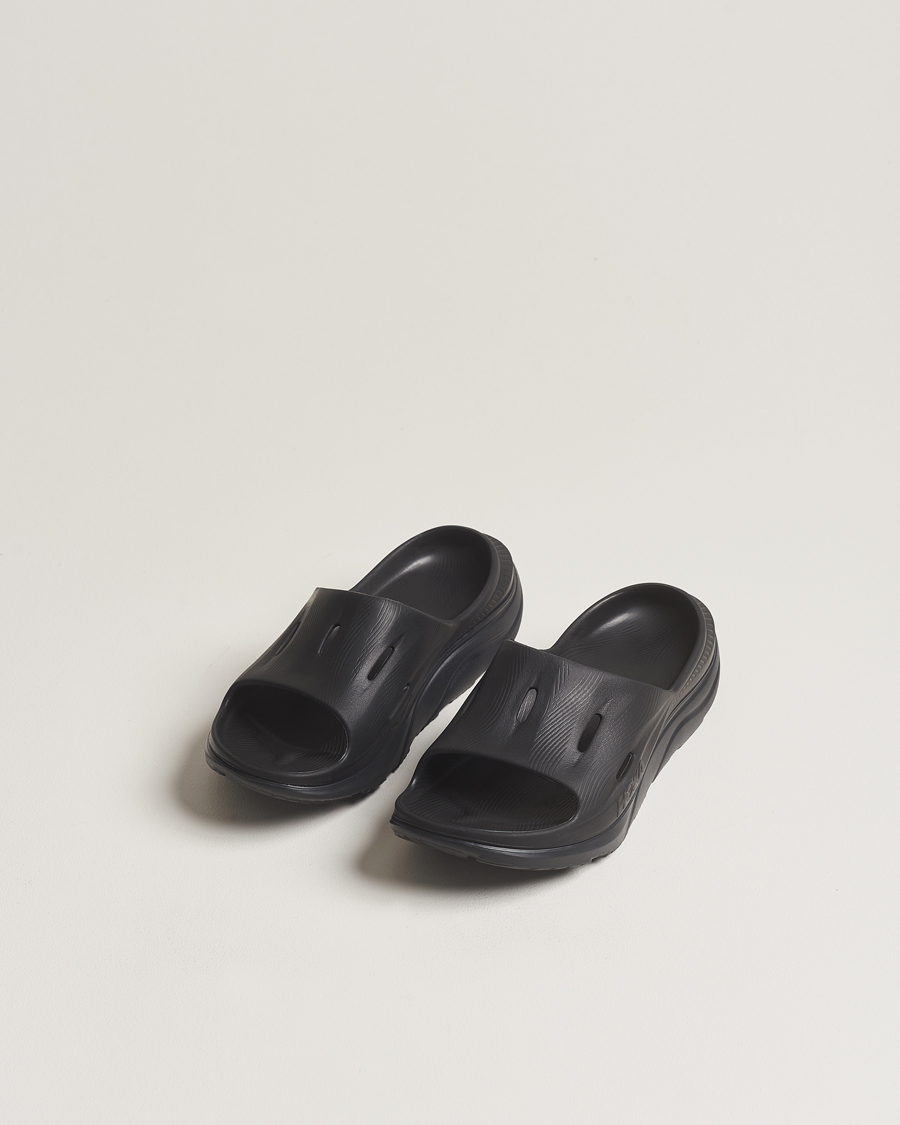 Hombres | Hoka Ora Recovery Slide 3 Black | Hoka | Ora Recovery Slide 3 Black