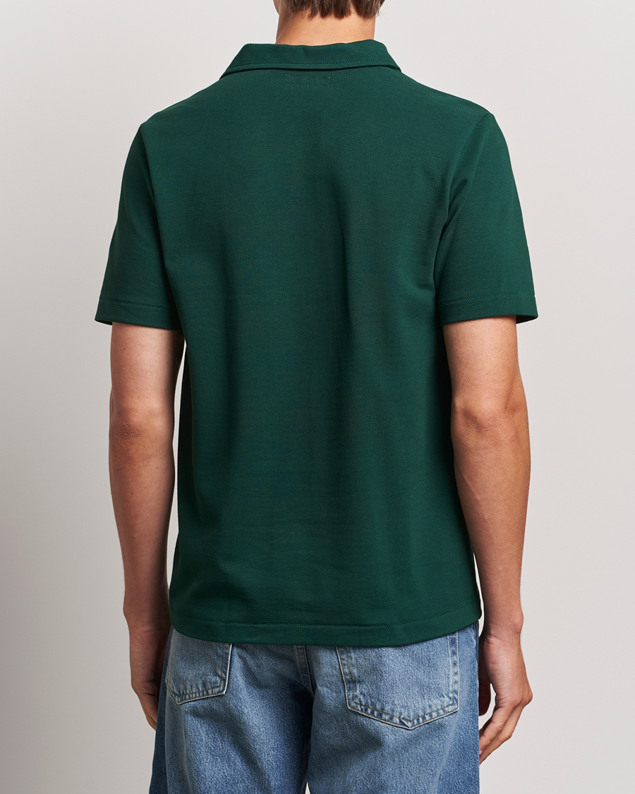 Hombres | Polos | Merz b. Schwanen | Organic Cotton Washed Polo Classic Green
