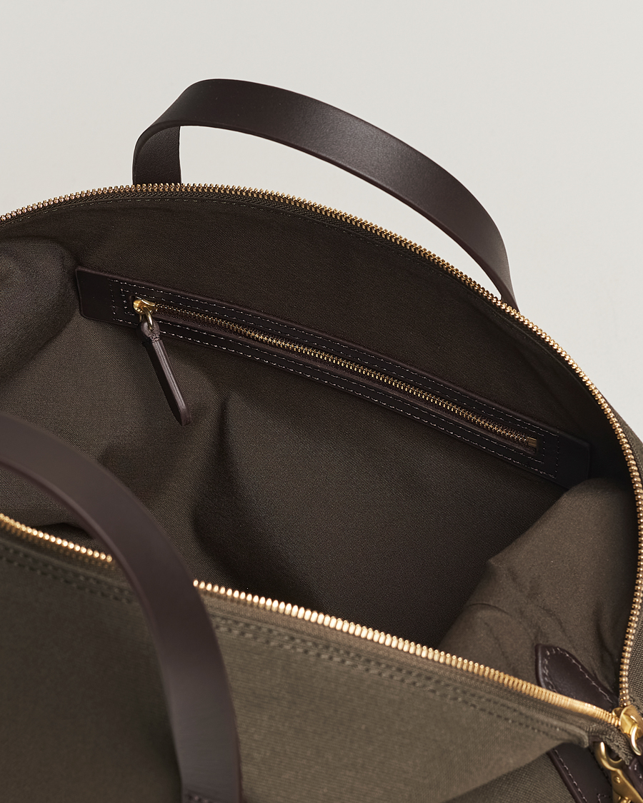 Hombres | Bolsos | Mismo | M/S Utility Canvas Duffle Bag Army/Dark Brown