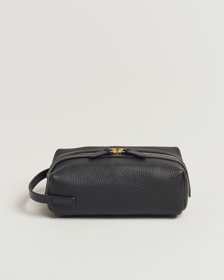 Hombres | Bolsos | Mismo | Groom Pebbled Leather Washbag Black