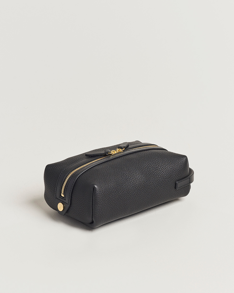 Hombres | Bolsos | Mismo | Groom Pebbled Leather Washbag Black