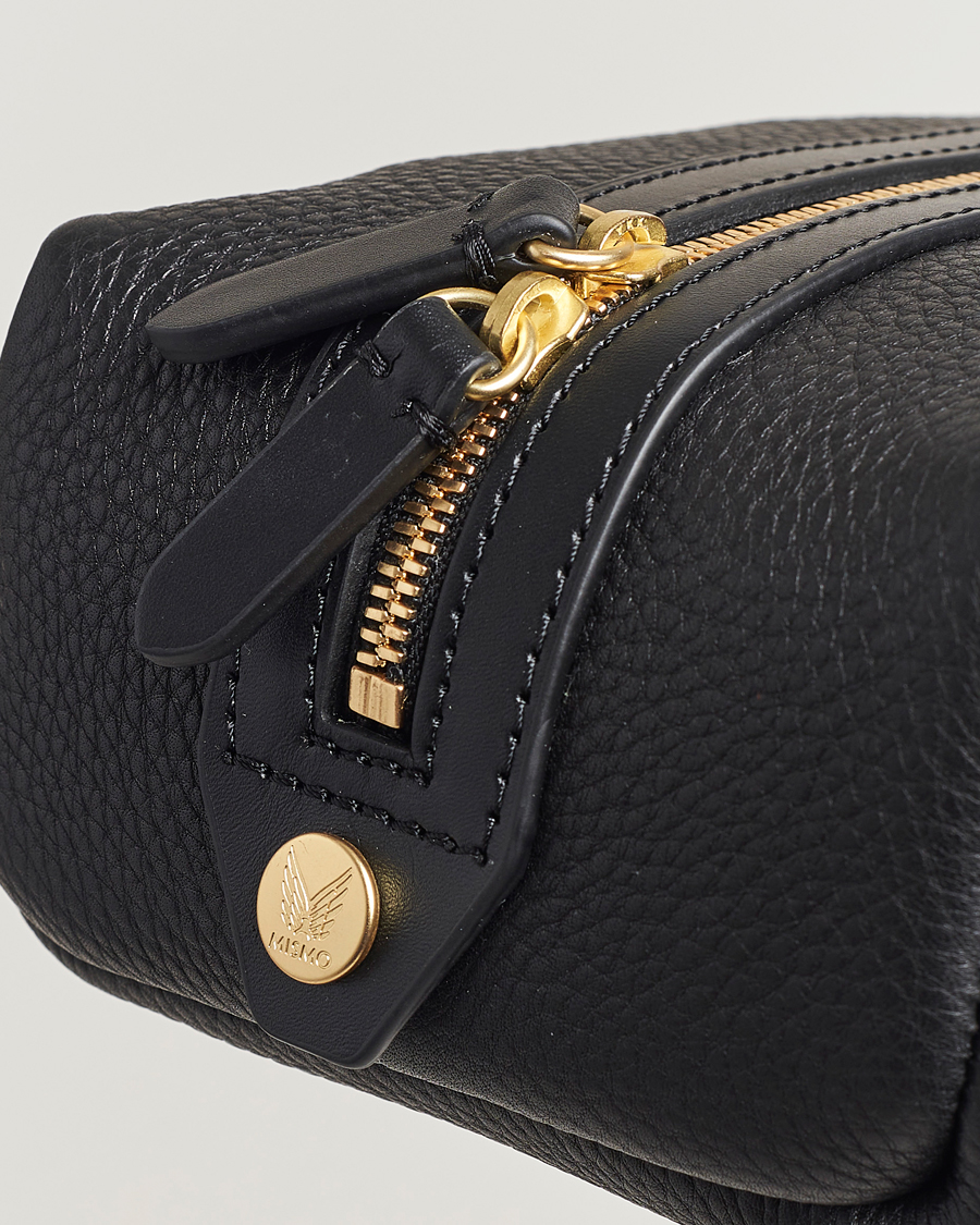 Hombres | Bolsos | Mismo | Groom Pebbled Leather Washbag Black