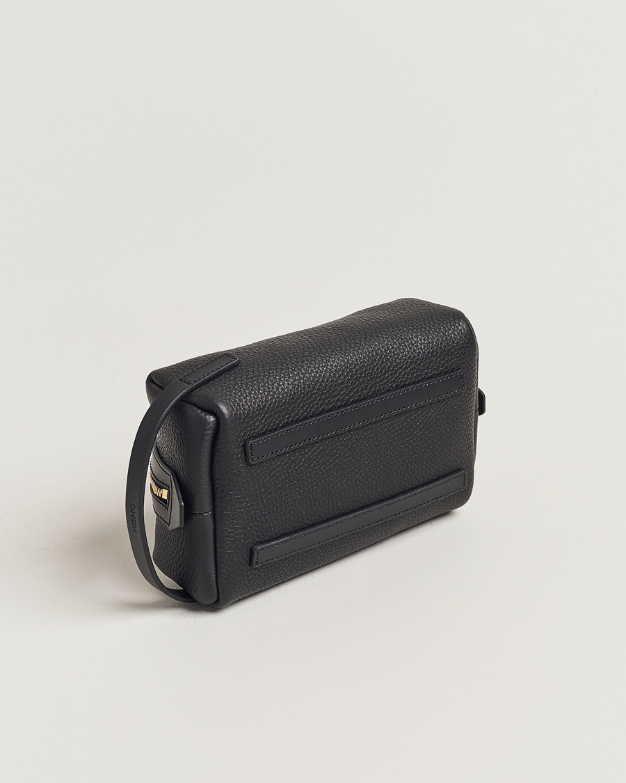 Hombres | Bolsos | Mismo | Groom Pebbled Leather Washbag Black