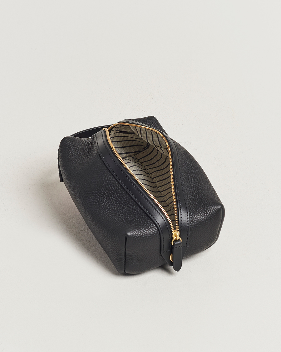 Hombres | Bolsos | Mismo | Groom Pebbled Leather Washbag Black