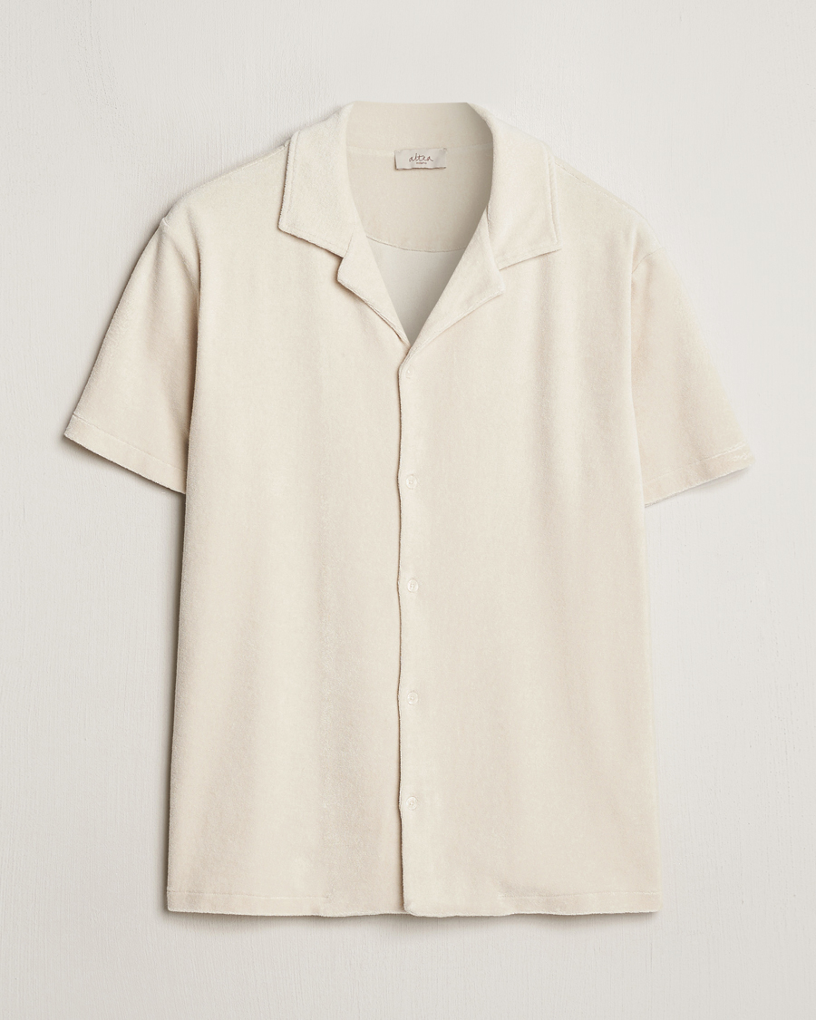 Hombres | Camisas | Altea | Terry Bowling Shirt Light Beige