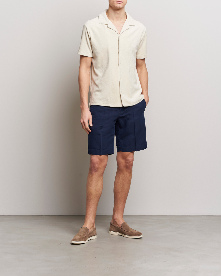 Hombres | Camisas | Altea | Terry Bowling Shirt Light Beige