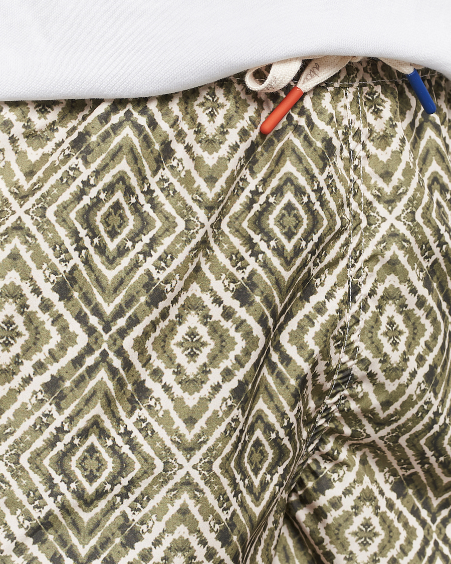 Hombres | Bañadores | Altea | Printed Swim Shorts Green