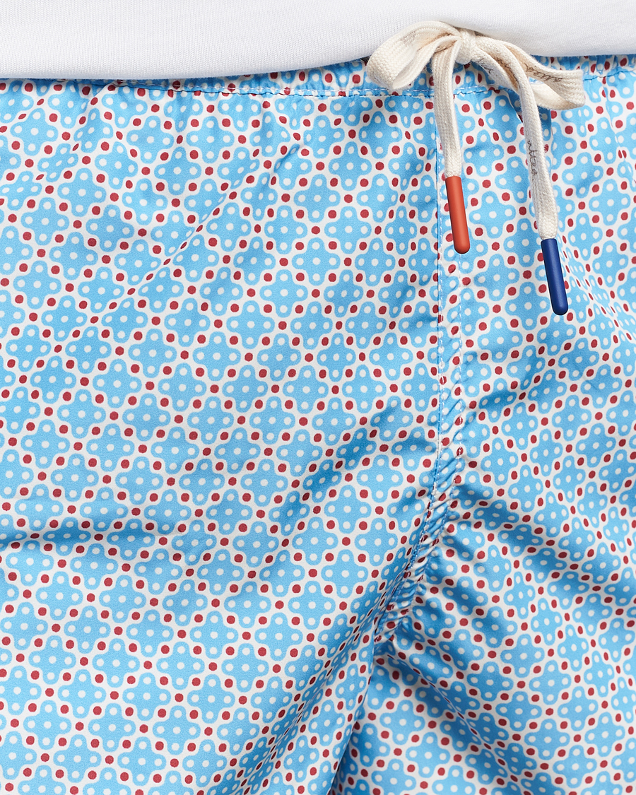 Hombres | Bañadores | Altea | Printed Swim Shorts Light Blue