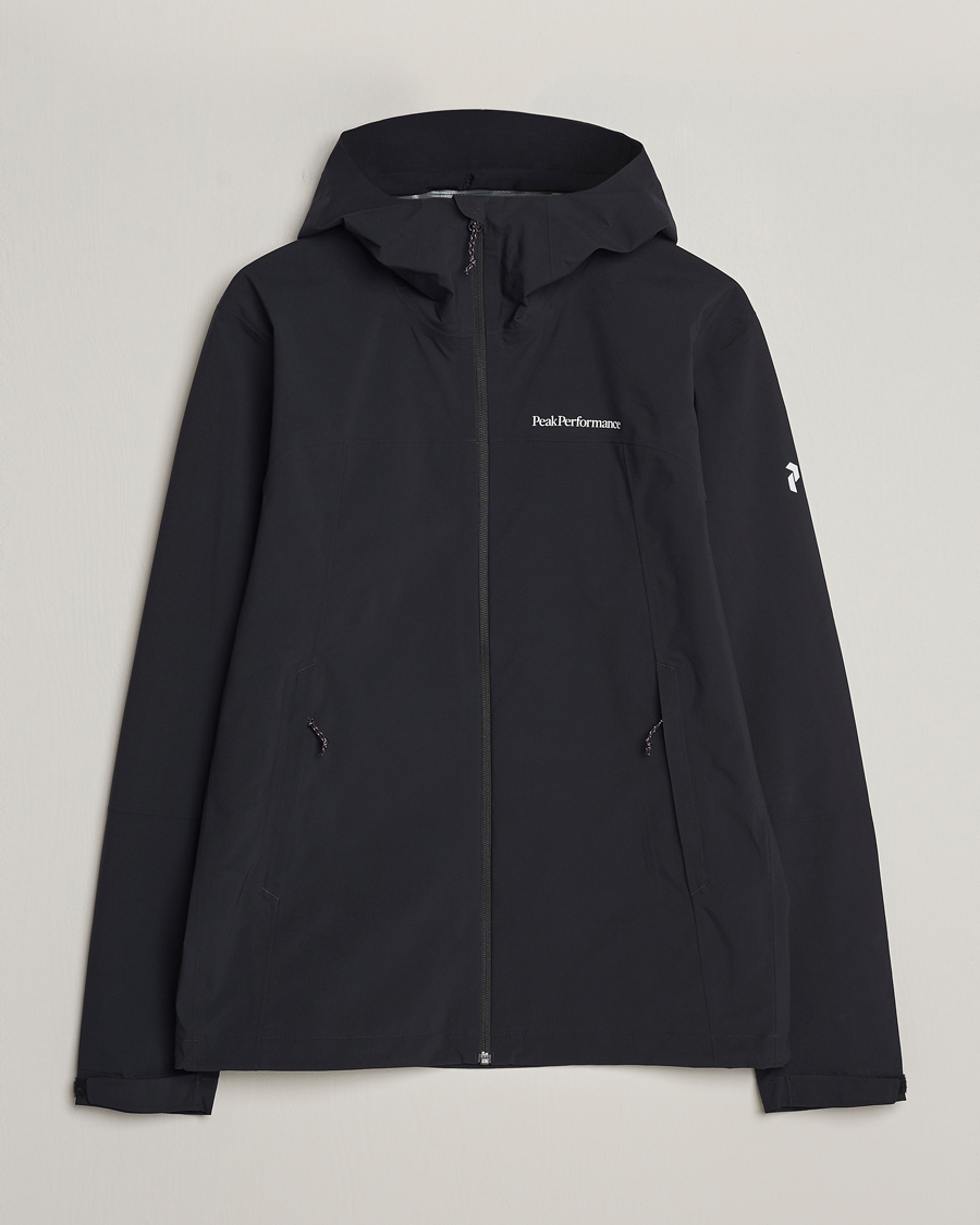 Hombres | Abrigos y chaquetas | Peak Performance | Trail Hipe Hooded Shell Jacket Black
