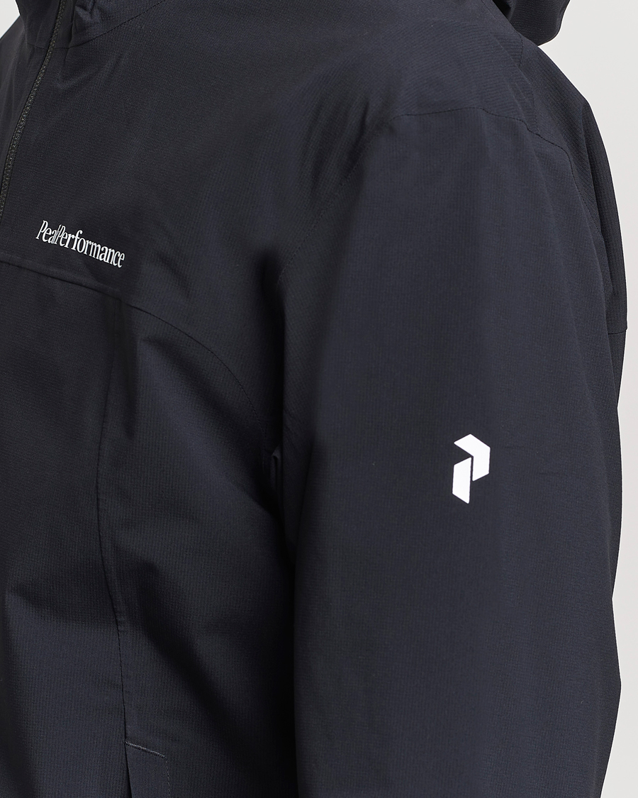 Hombres | Abrigos y chaquetas | Peak Performance | Trail Hipe Hooded Shell Jacket Black