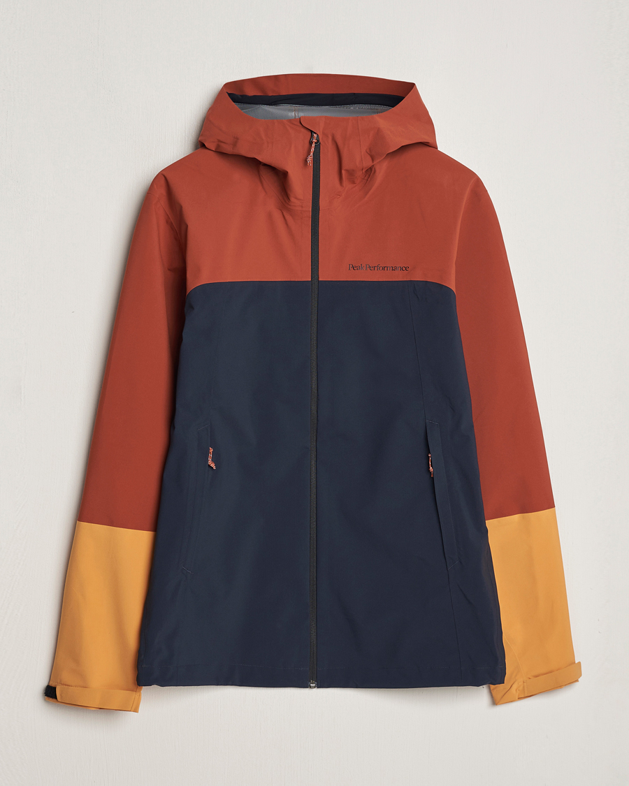 Hombres | Abrigos y chaquetas | Peak Performance | Trail Hipe Hooded Jacket Spiced/Salute Navy/Desert