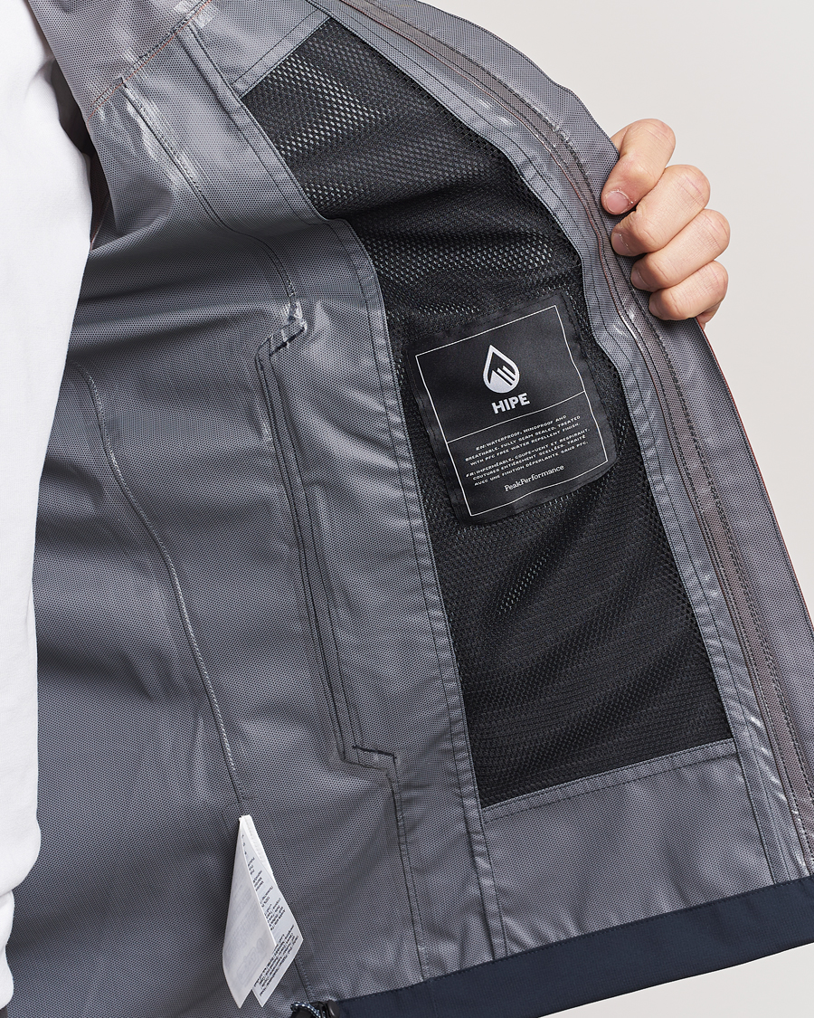 Hombres | Abrigos y chaquetas | Peak Performance | Trail Hipe Hooded Jacket Spiced/Salute Navy/Desert
