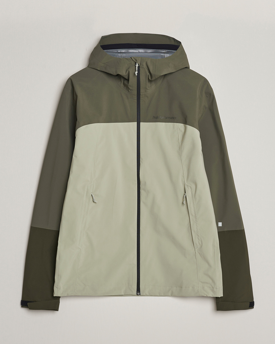Hombres | Abrigos y chaquetas | Peak Performance | Trail Hipe Hooded Jacket Pine Needle/Limit Green
