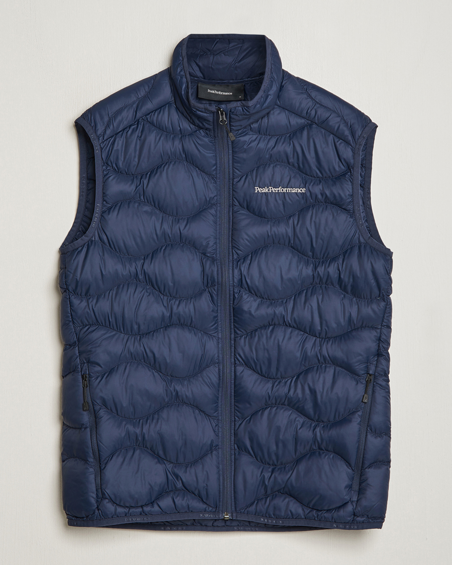 Hombres | Abrigos y chaquetas | Peak Performance | Helium Down Vest Blue Shadow