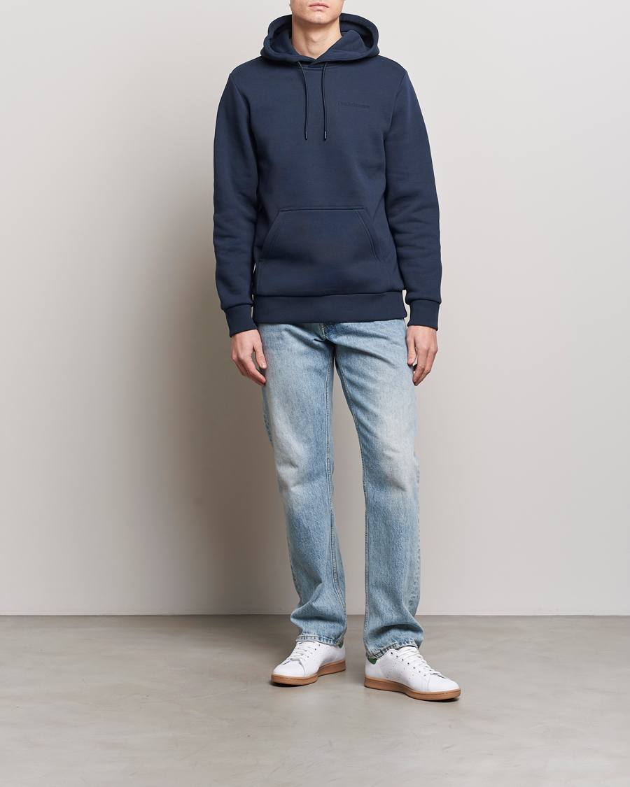 Hombres | Jerséis y prendas de punto | Peak Performance | Original Hoodie Blue Shadow