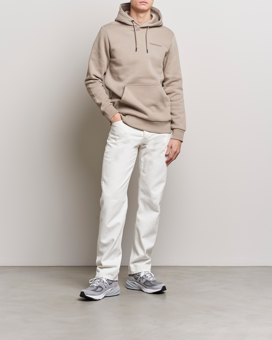 Hombres | Jerséis y prendas de punto | Peak Performance | Original Logo Hoodie Avid Beige