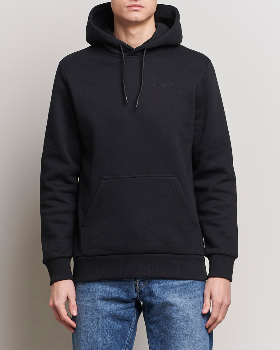 Hombres | Jerséis y prendas de punto | Peak Performance | Original Logo Hoodie Black