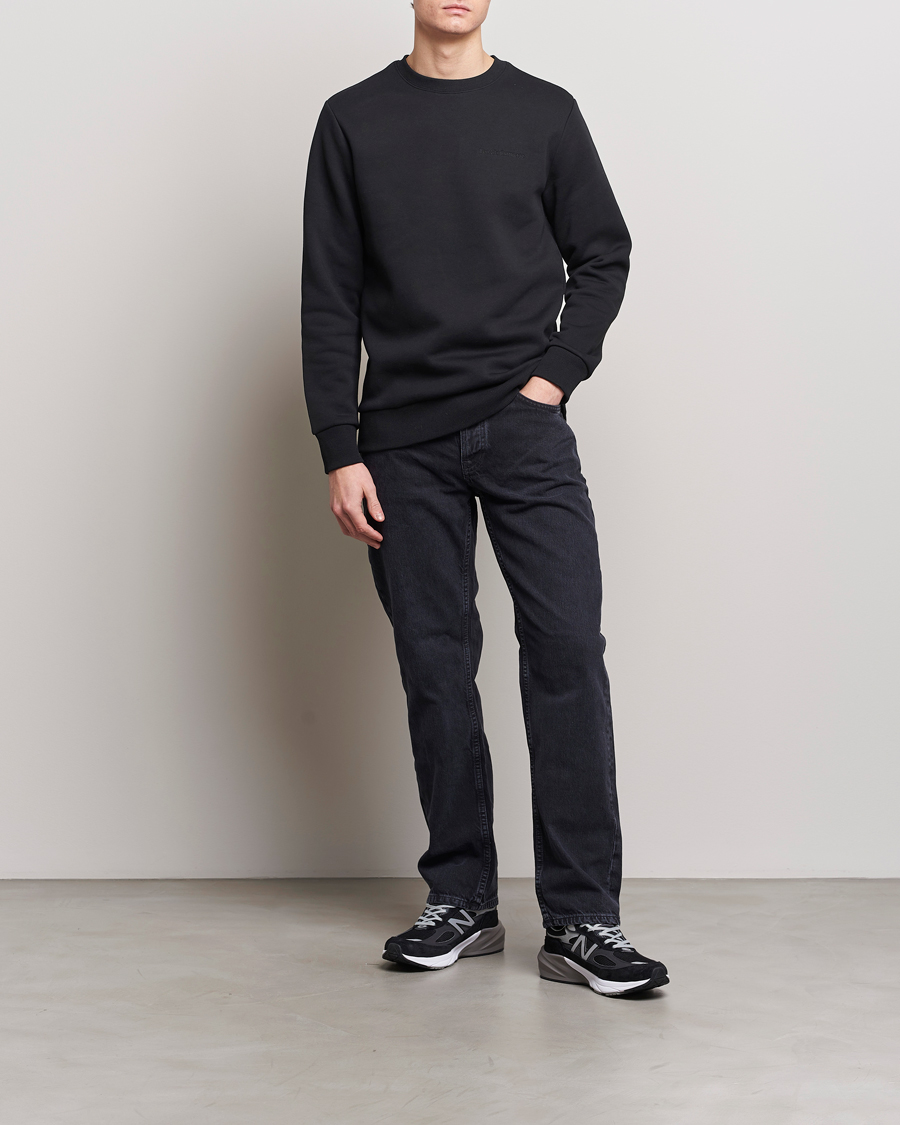 Hombres | Jerséis y prendas de punto | Peak Performance | Original Crew Neck Sweatshirt Black
