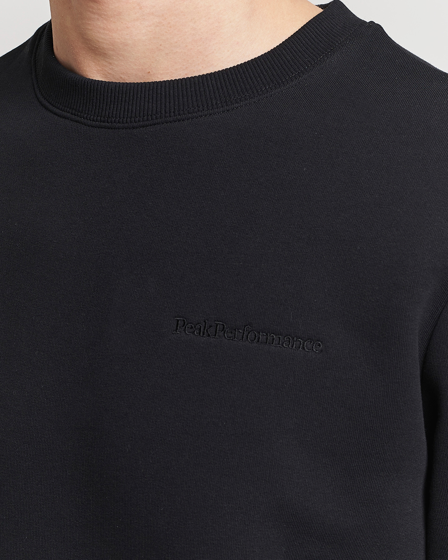 Hombres | Jerséis y prendas de punto | Peak Performance | Original Crew Neck Sweatshirt Black