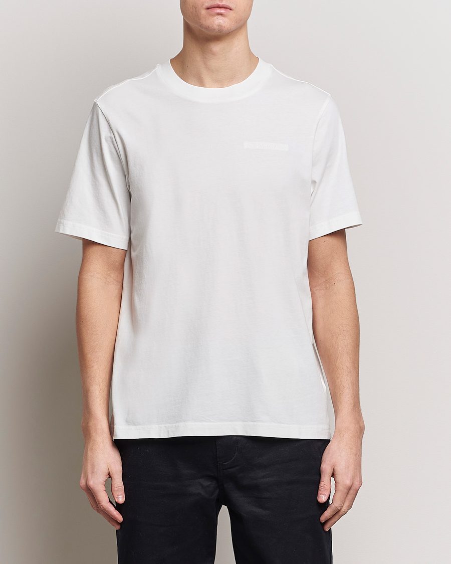 Hombres | Camisetas | Peak Performance | Original Logo Crew Neck T-Shirt Off White