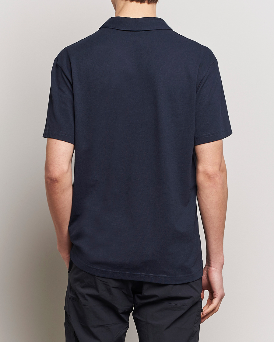 Hombres | Polos | Peak Performance | Cotton Coolmax Open Collar Polo Salute Blue