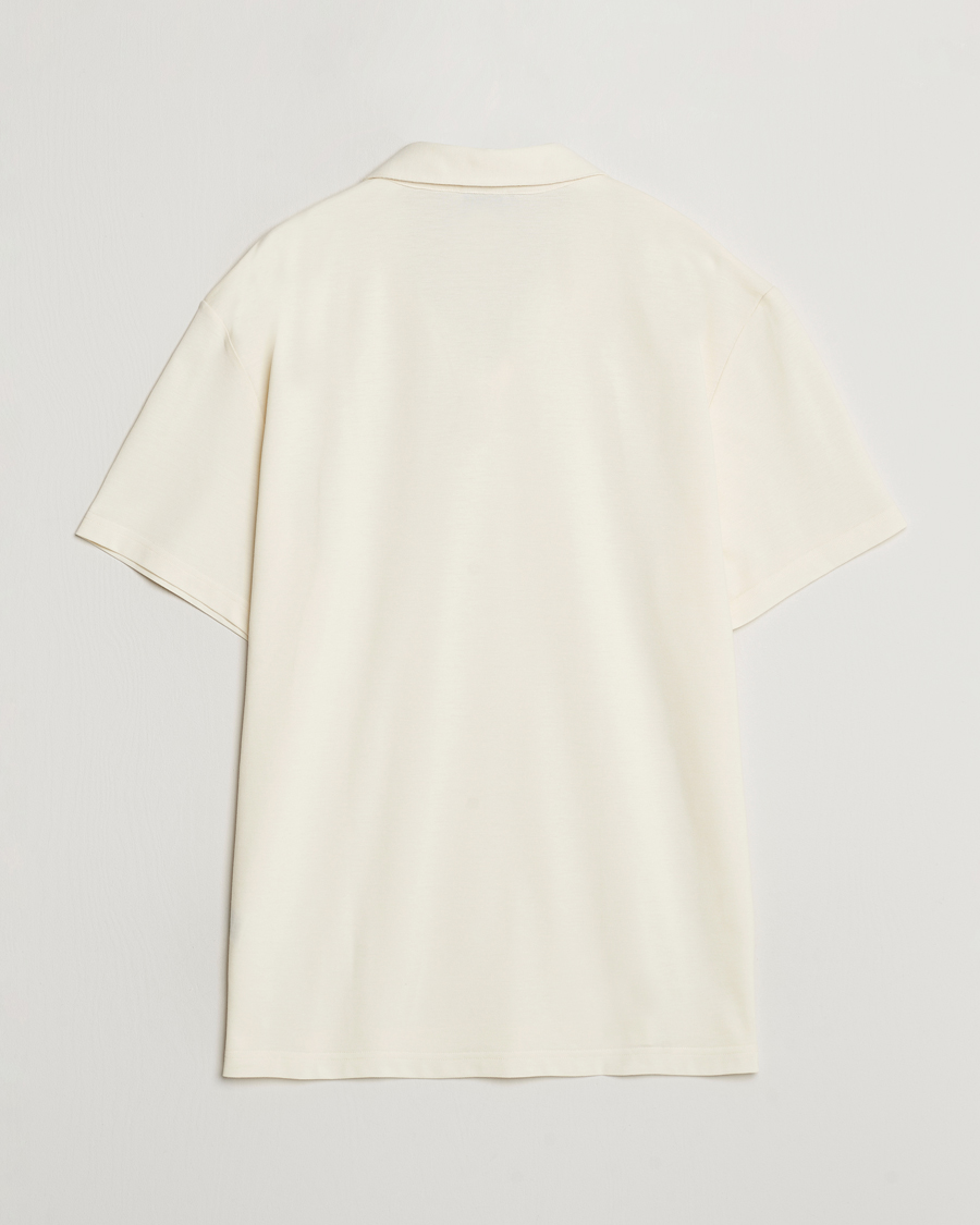 Hombres | Polos | Peak Performance | Cotton Coolmax Open Collar Polo Vintage White