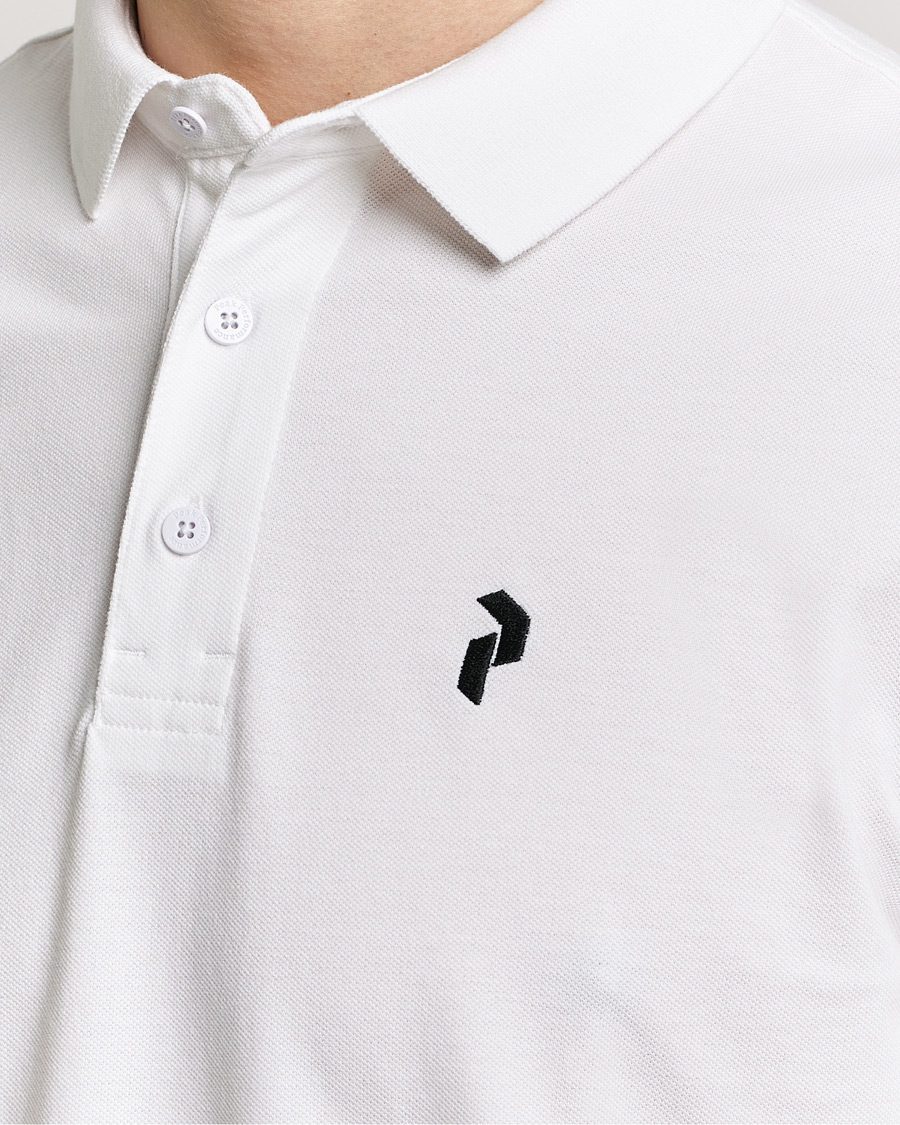 Hombres | Polos | Peak Performance | Classic Cotton Polo White