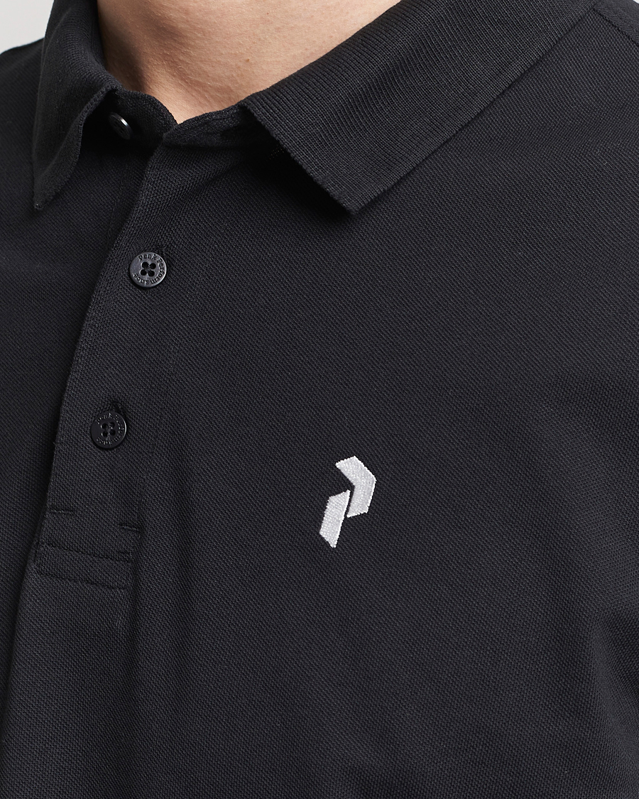 Hombres | Polos | Peak Performance | Classic Cotton Polo Black