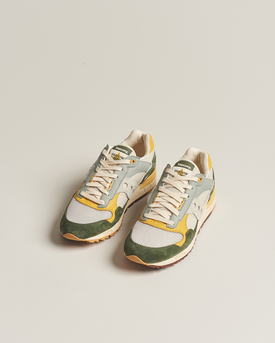 Hombres | Zapatos de ante | Saucony | Shadow 5000 Sneaker Yellow/Green/White