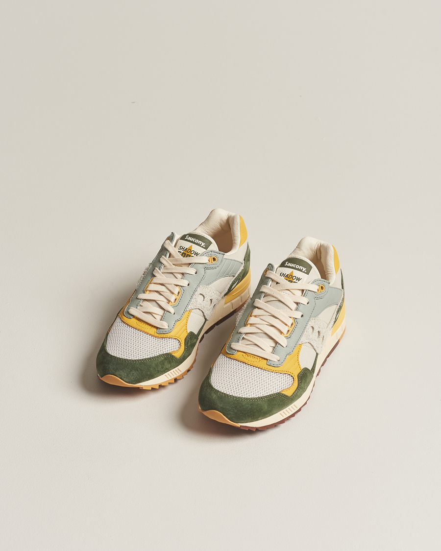 Hombres | Saucony Shadow 5000 Sneaker Yellow/Green/White | Saucony | Shadow 5000 Sneaker Yellow/Green/White