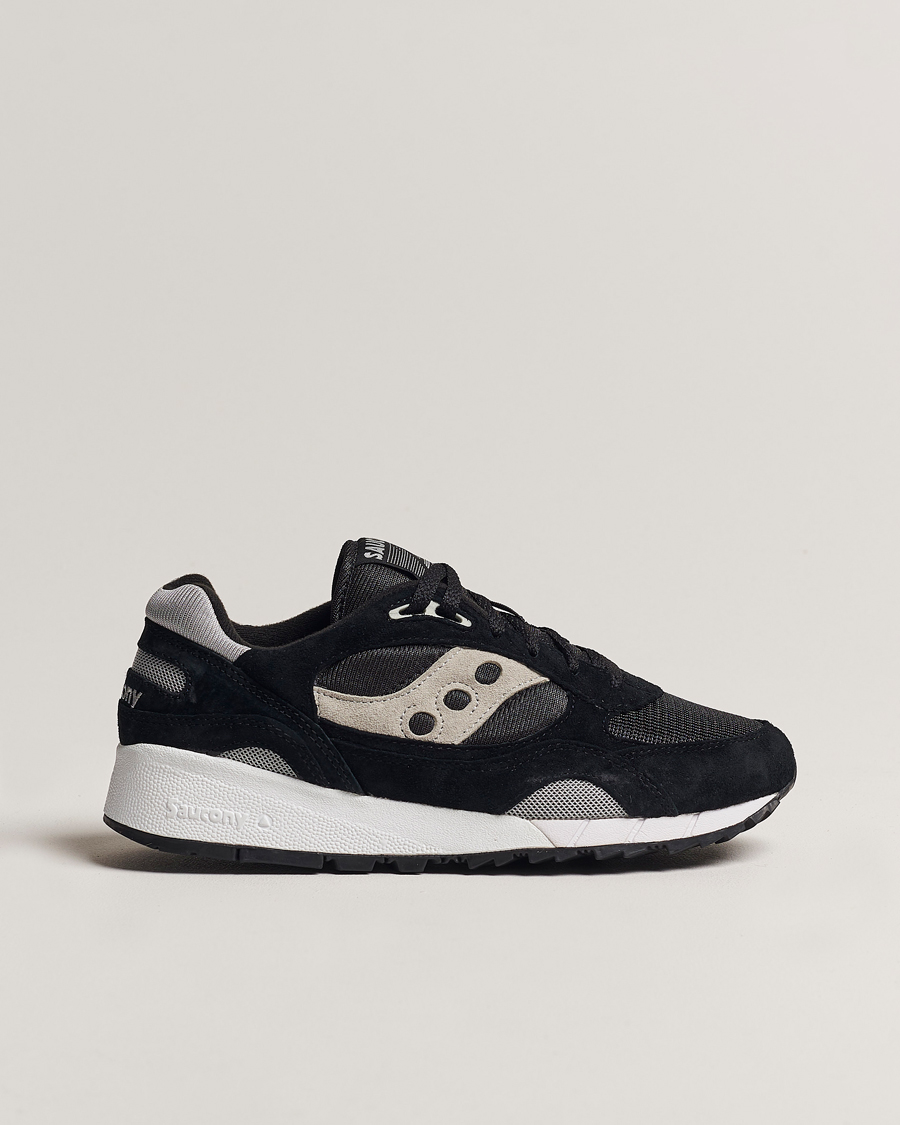 Hombres | Saucony Shadow 6000 Sneaker Black/Grey | Saucony | Shadow 6000 Sneaker Black/Grey