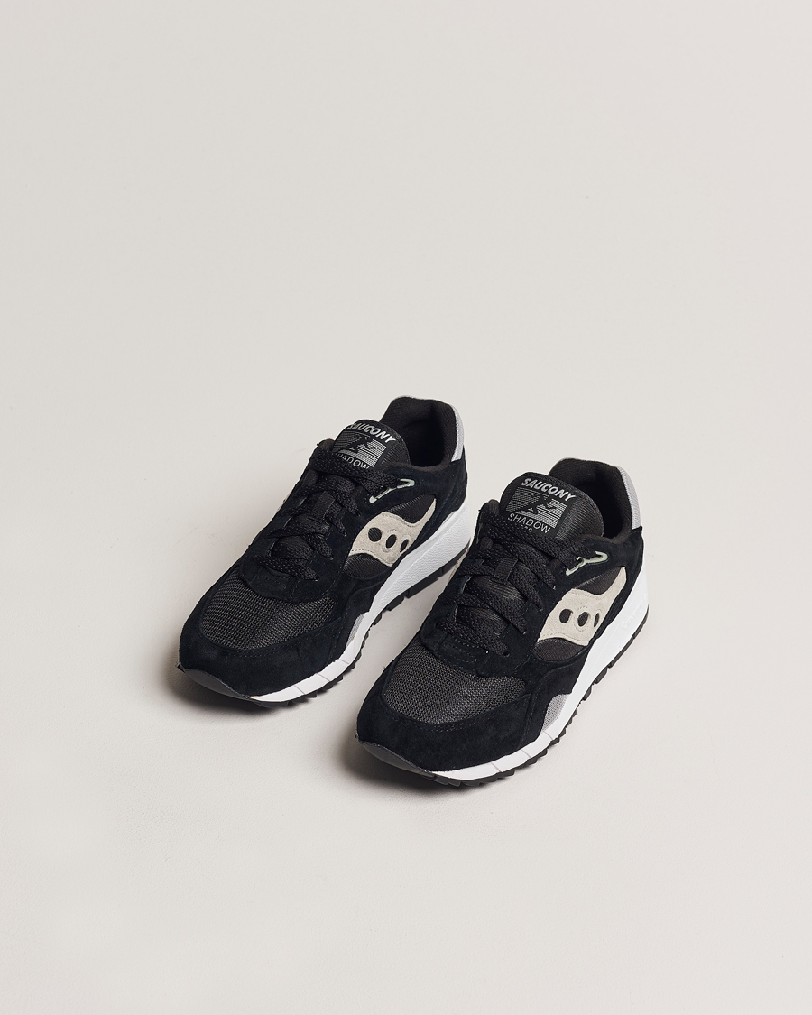 Hombres | Saucony Shadow 6000 Sneaker Black/Grey | Saucony | Shadow 6000 Sneaker Black/Grey