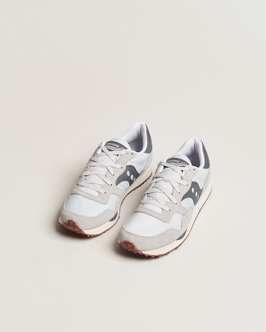 Hombres | Zapatos de ante | Saucony | DXN Trainer Sneaker Grey/Dark Grey