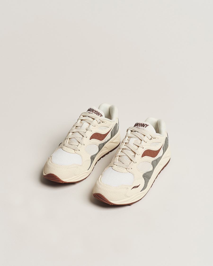 Hombres | Saucony | Saucony | Grid Shadow 2 Sneaker Sand/Brown