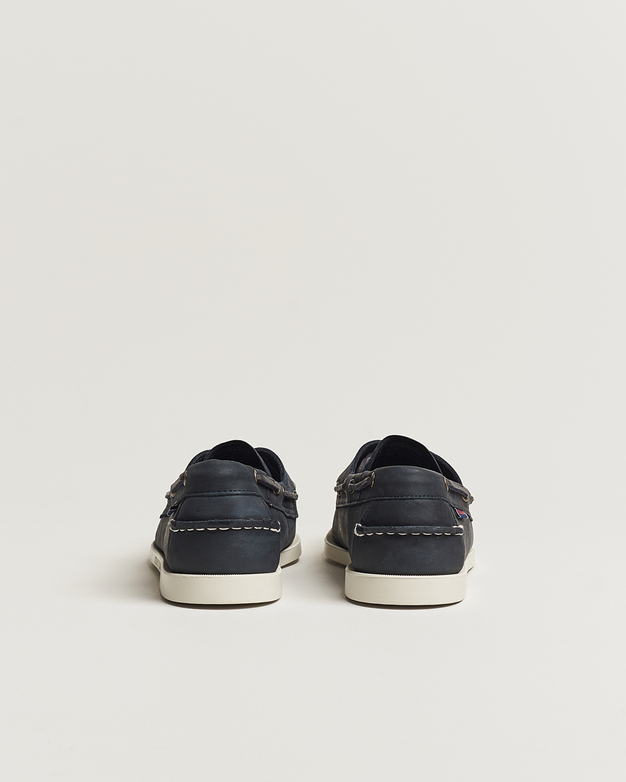 Hombres | Zapatos náuticos | Sebago | Dockside Nubuck Boat Shoe Blue Navy