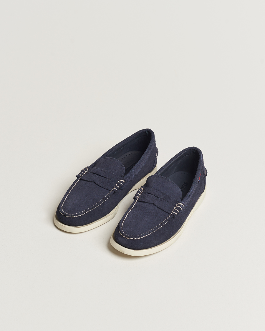 Hombres | Zapatos | Sebago | Dan Suede Loafer Blue Universe