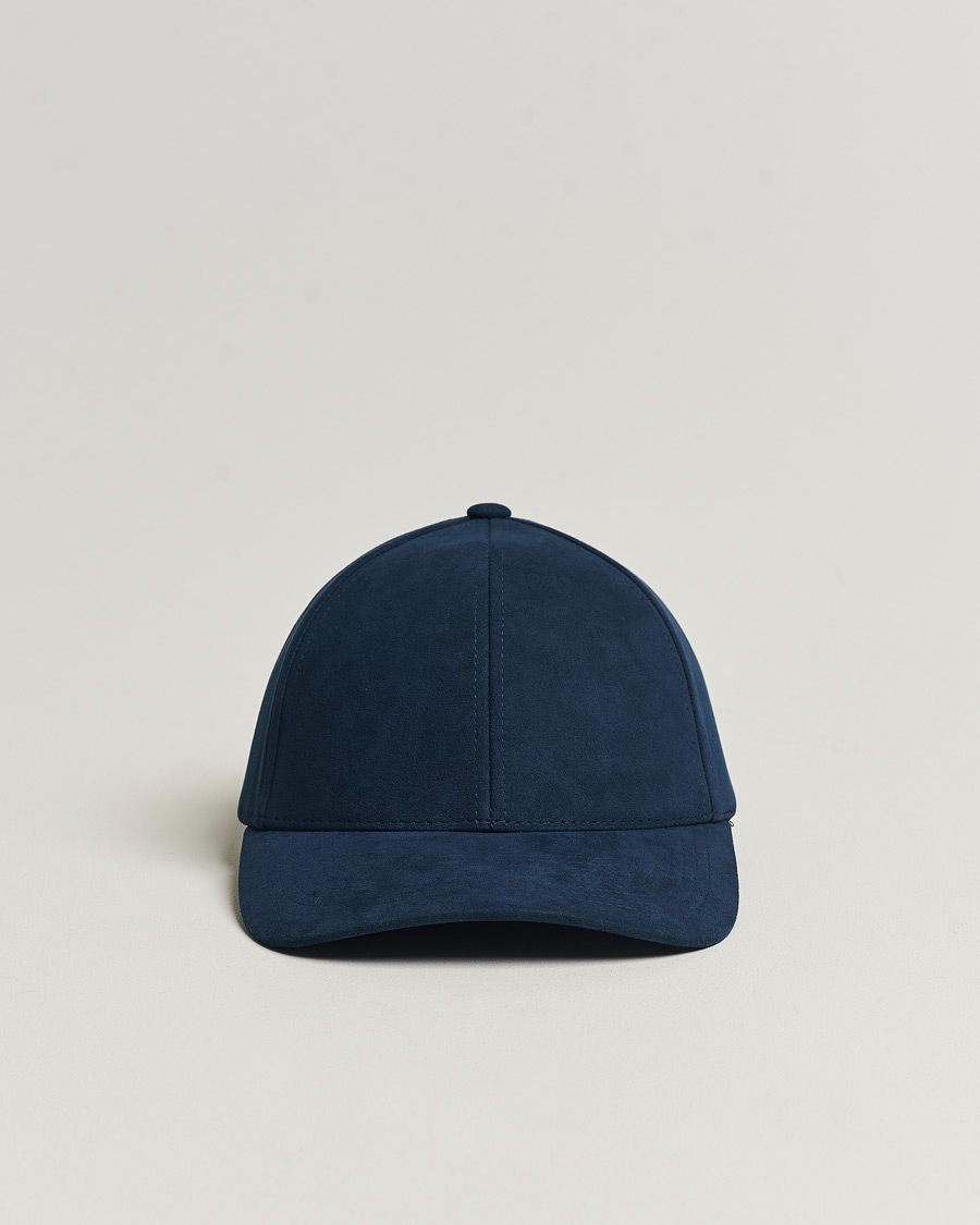 Hombres | Varsity Headwear Alcantara Baseball Cap Commodore Blue | Varsity Headwear | Alcantara Baseball Cap Commodore Blue