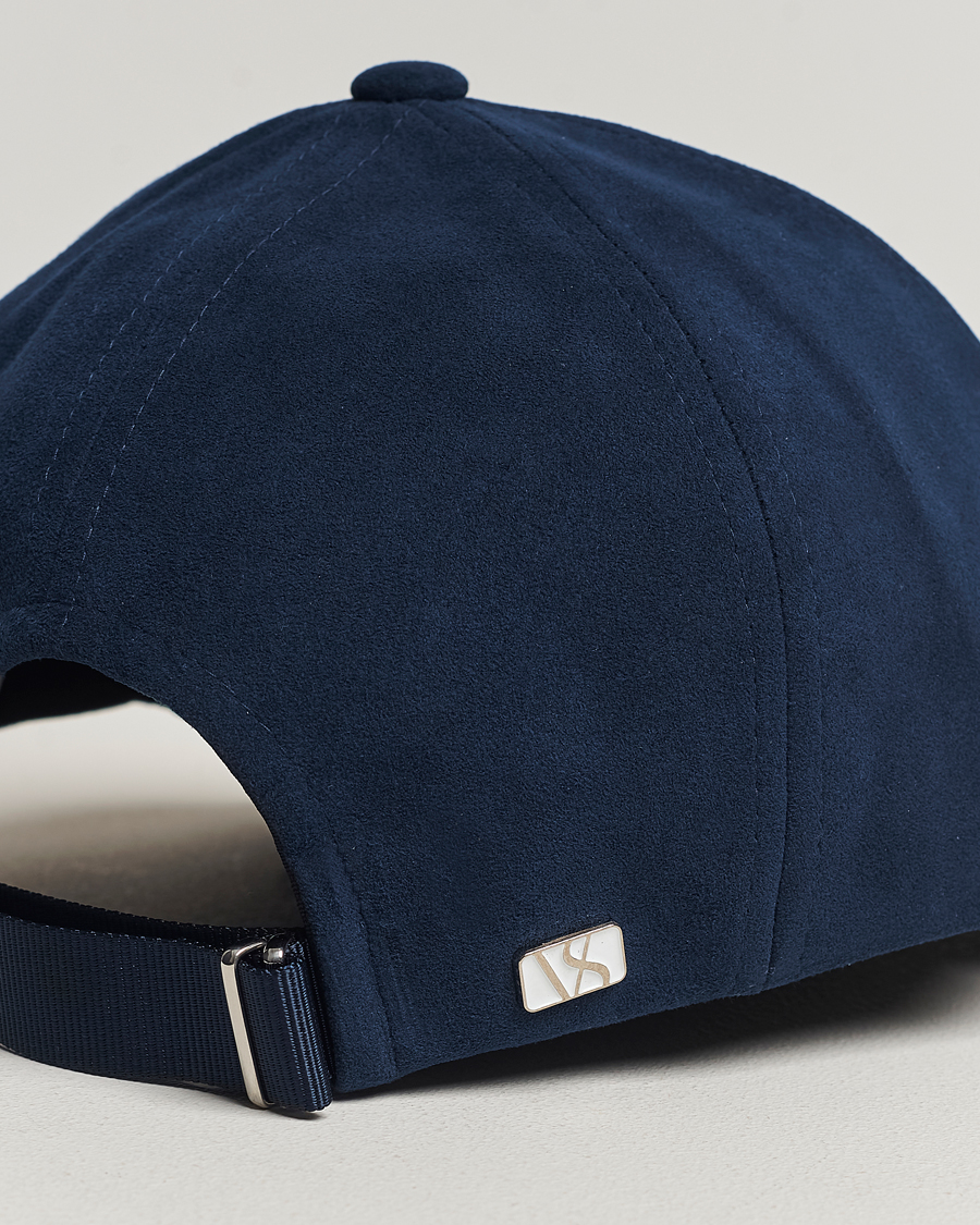Hombres | Varsity Headwear Alcantara Baseball Cap Commodore Blue | Varsity Headwear | Alcantara Baseball Cap Commodore Blue