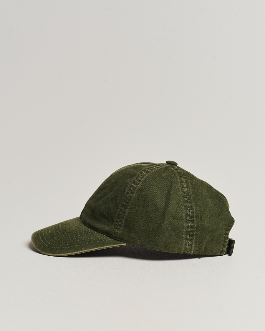 Hombres | Varsity Headwear | Varsity Headwear | Washed Cotton Baseball Cap Green