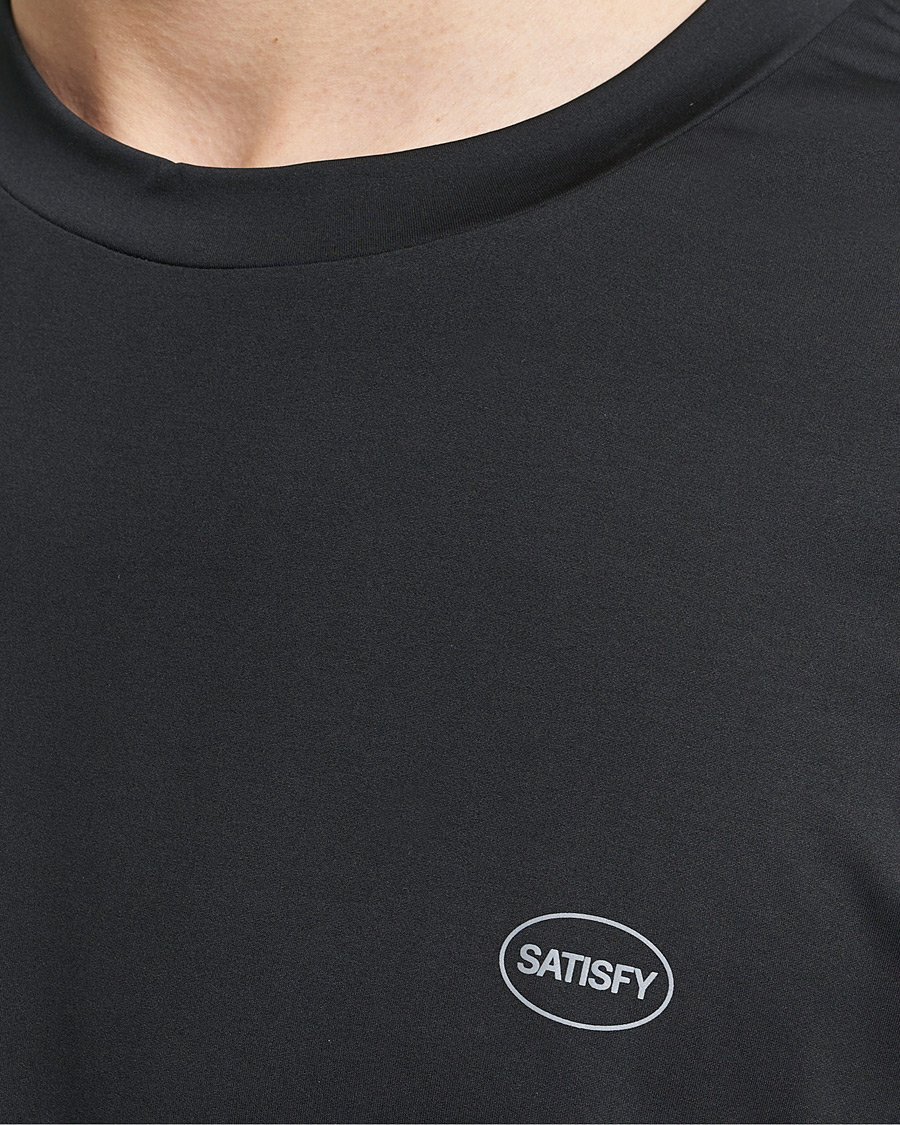 Hombres | Camisetas | Satisfy | AuraLite Muscle Tee Black