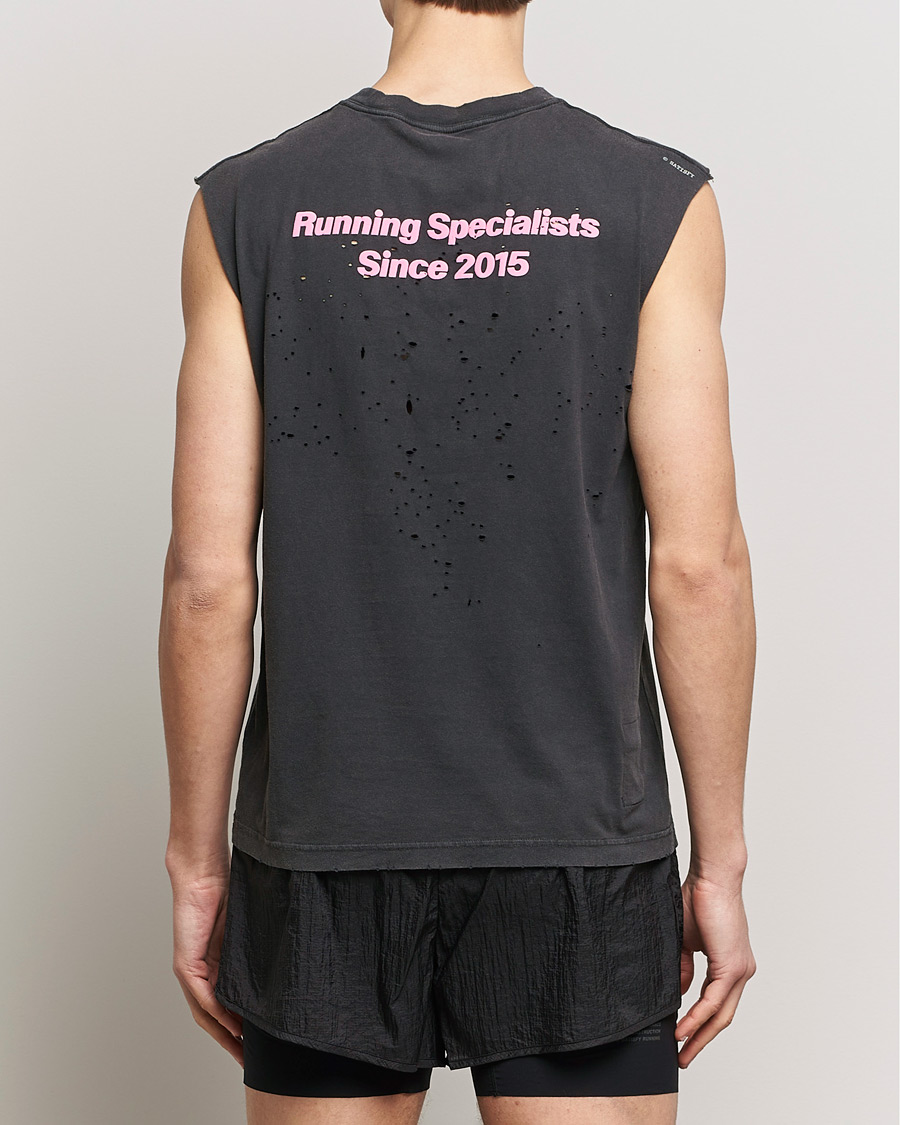 Hombres | Camisetas | Satisfy | MothTech Muscle Tee Aged Black