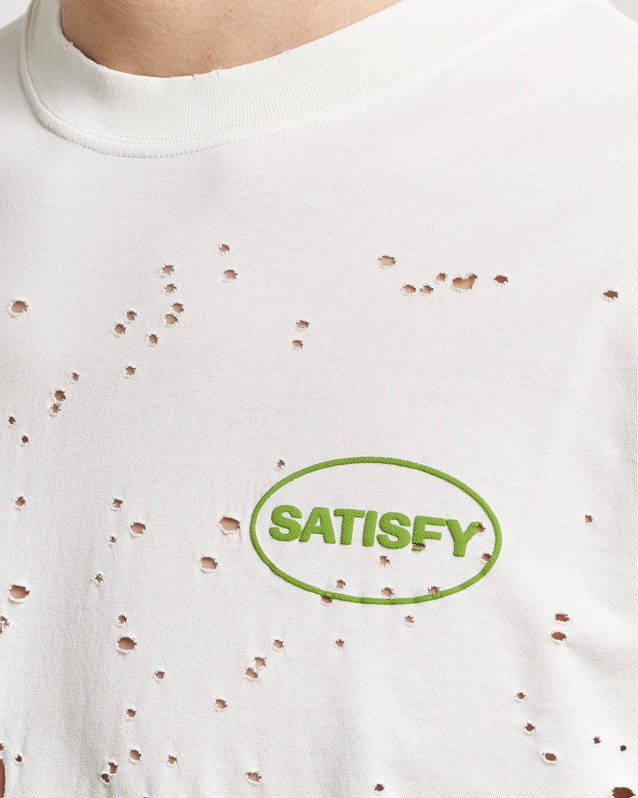 Hombres | Camisetas | Satisfy | MothTech T-Shirt Off White