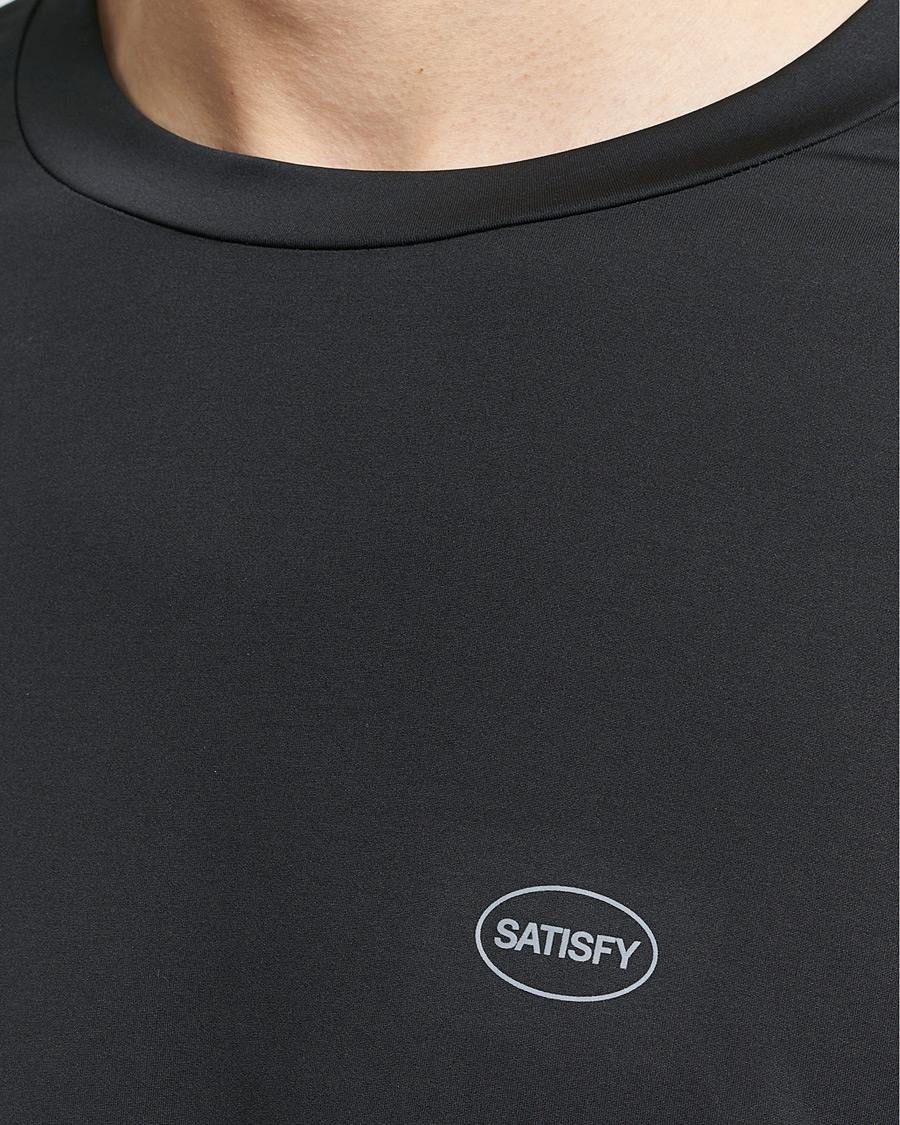 Hombres | Camisetas | Satisfy | AuraLite Long Sleeve T-Shirt Black