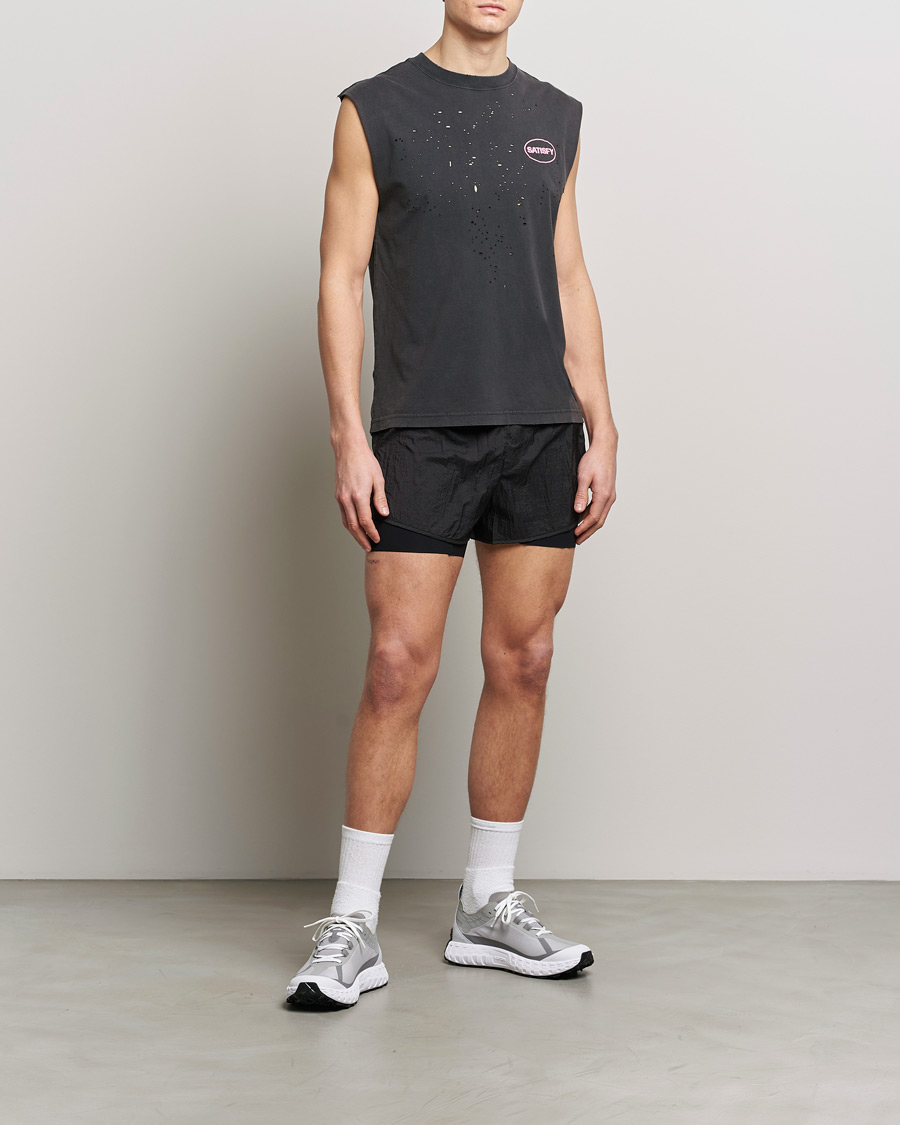 Hombres | Pantalones cortos | Satisfy | Rippy 3 Inch Trail Shorts Black
