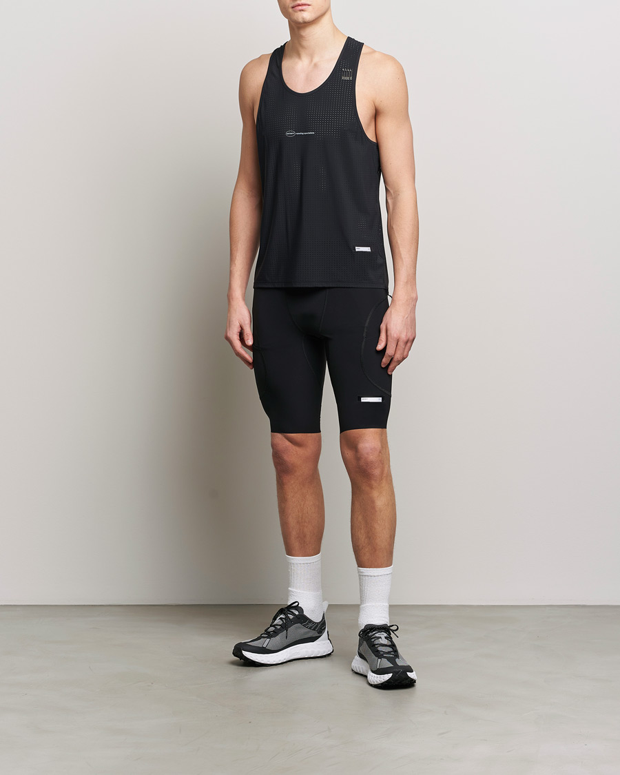 Hombres | Pantalones cortos | Satisfy | Justice Cargo 9 Inch Half Tights Black