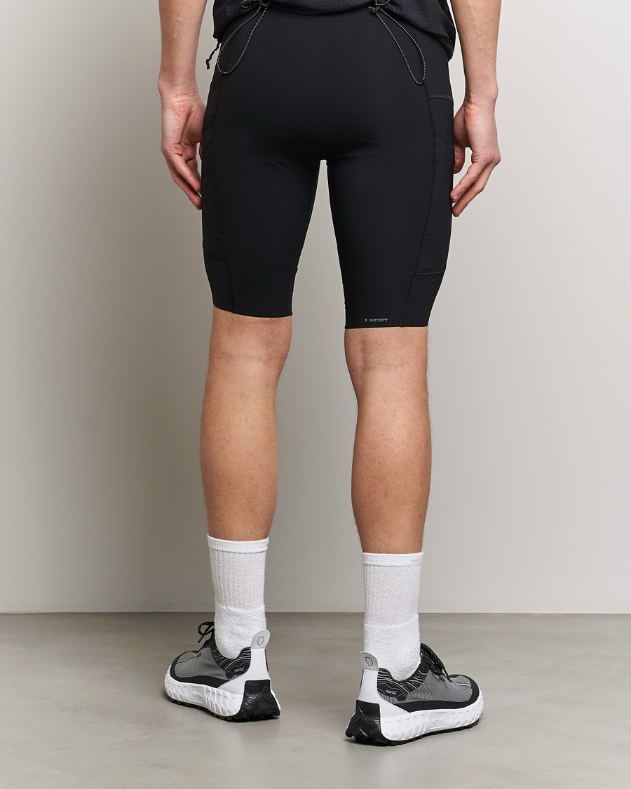 Hombres | Pantalones cortos | Satisfy | Justice Cargo 9 Inch Half Tights Black